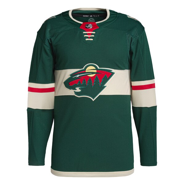 Minnesota Wild adidas Home Primegreen Authentic Jersey - Green