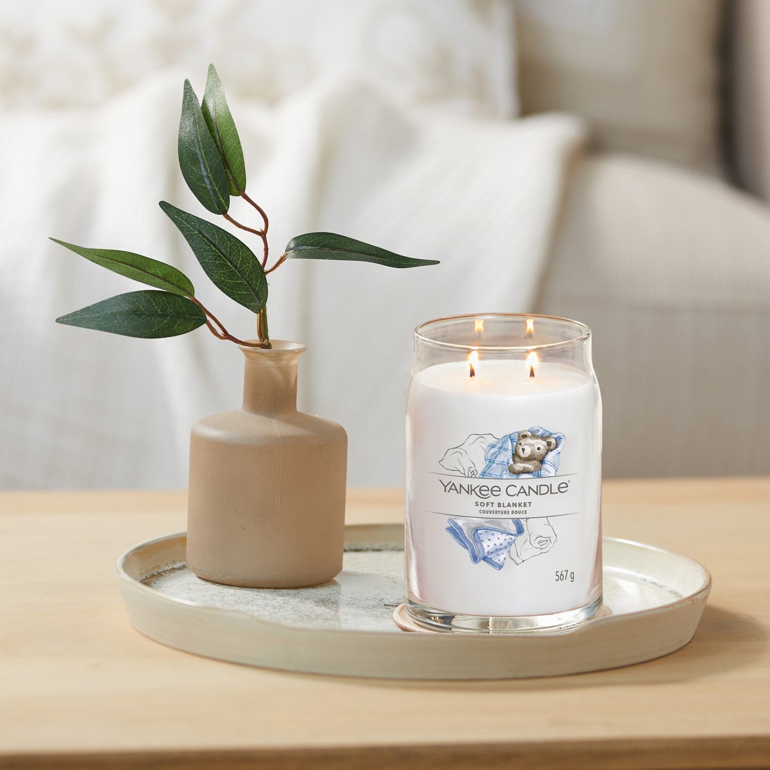 Soft Blanket, candela in giara grande Yankee Candle