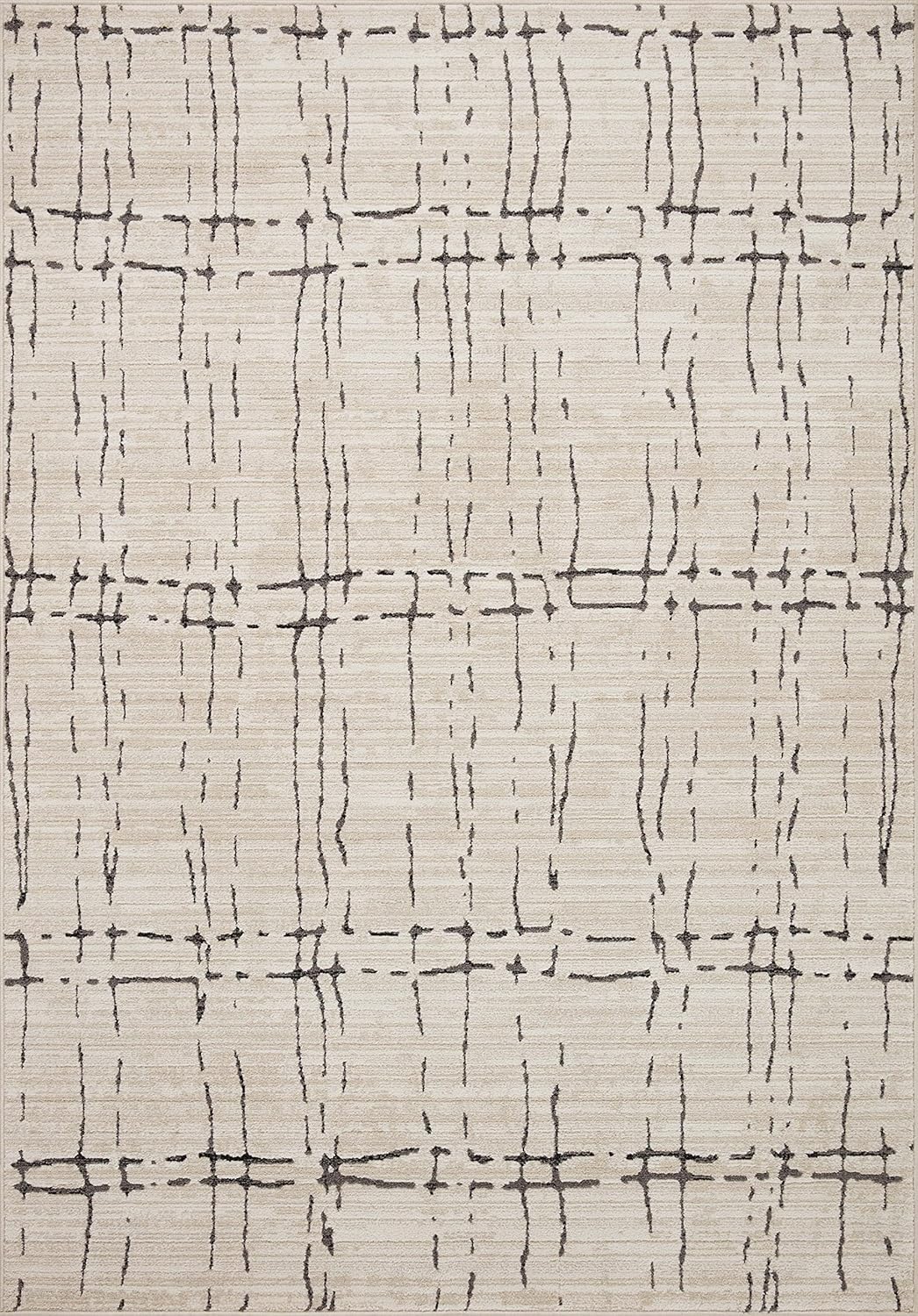 Loloi Darby Collection DAR-06 Sand/Dk. Grey 7'-10 x 10' Area Rug