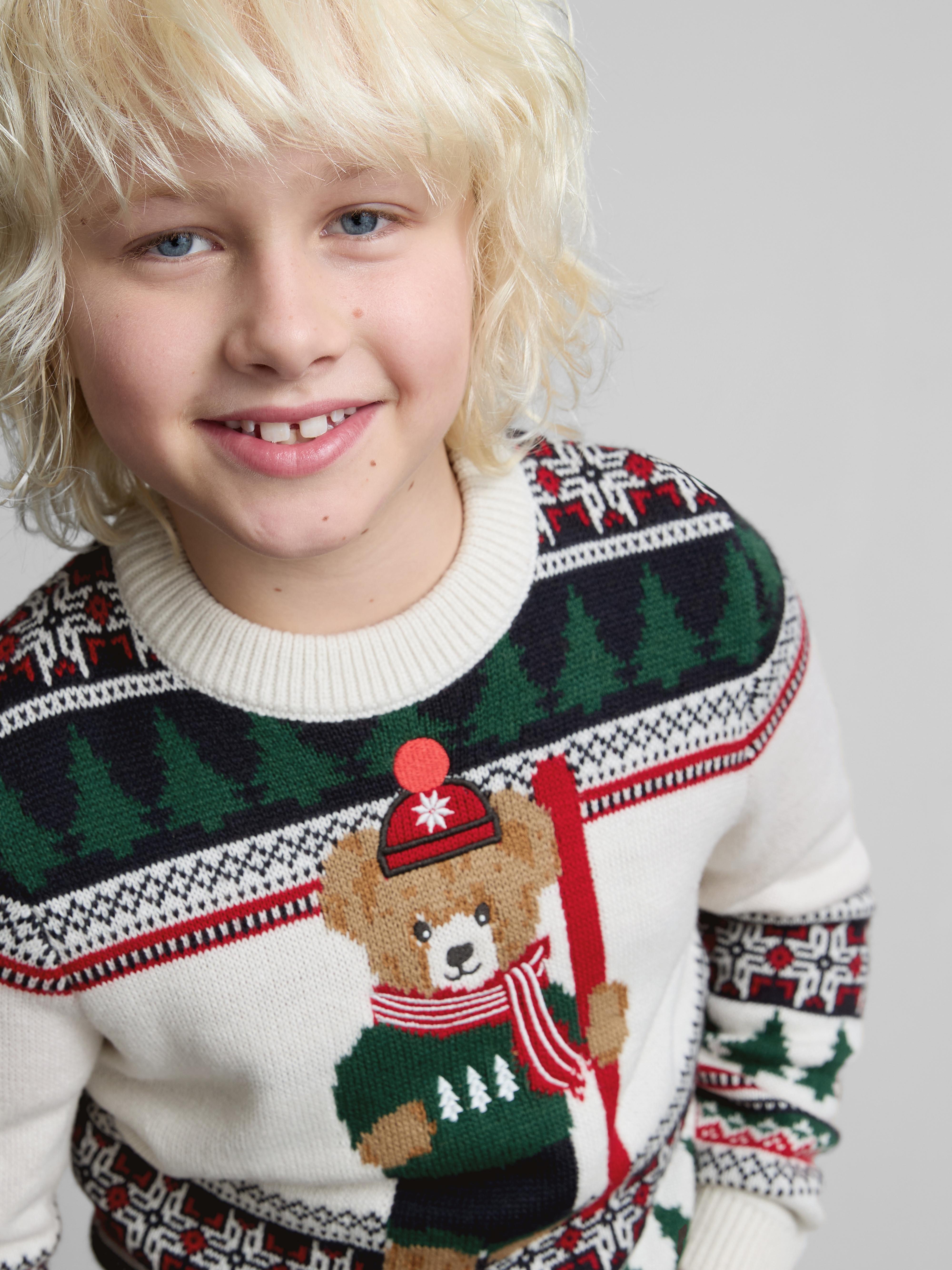 7-15yrs | Kid’s Bear Family Twinning Sweater