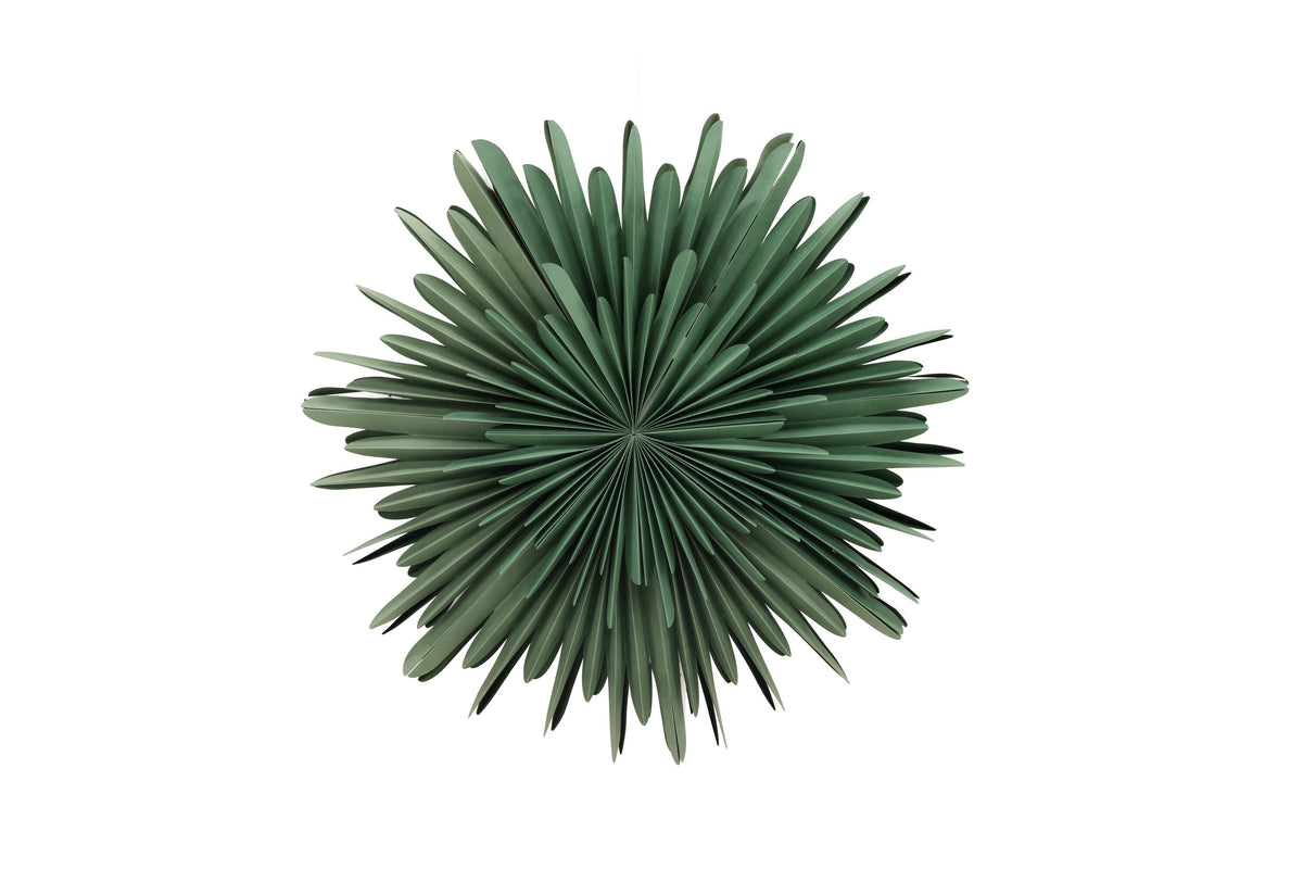 Rebellenclub Hanglamp Osaga - groen - Ø 80 cm