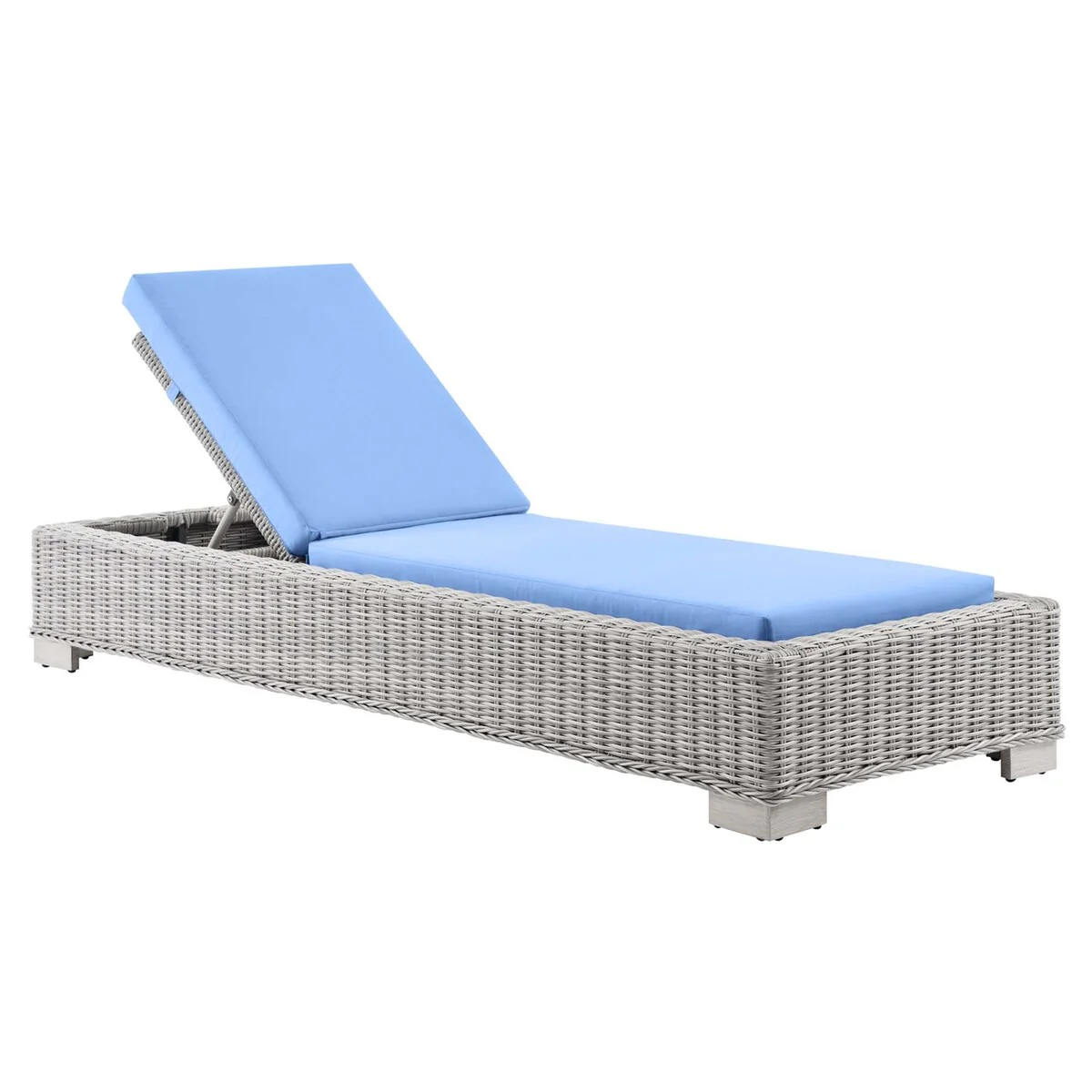 Conway Outdoor Patio Wicker Rattan Chaise Lounge
