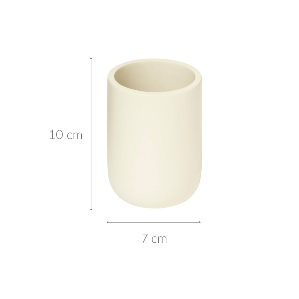 Kubek na szczoteczki do zębów DUO, Ø 7,2 cm
