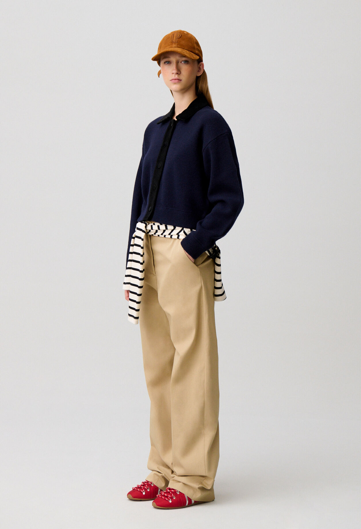 Cardigan velours c&ocirc;telé