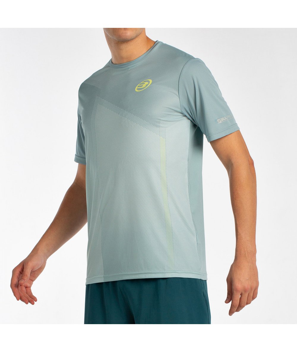 CAMISETA BULLPADEL LAGAR VERDE AZULADO