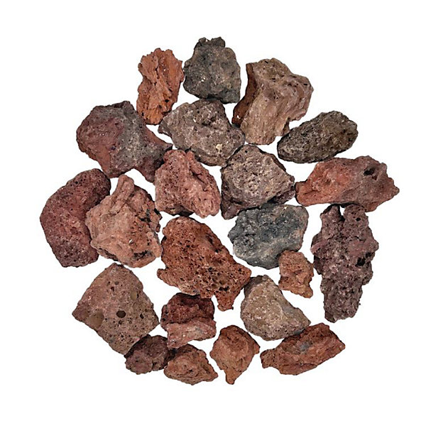 PACK 6 X BIG BAG de 1M3 ( /- 120M²) Gravier Pouzzolane Rouge / Noir 15/25 mm - Livraison STANDARD