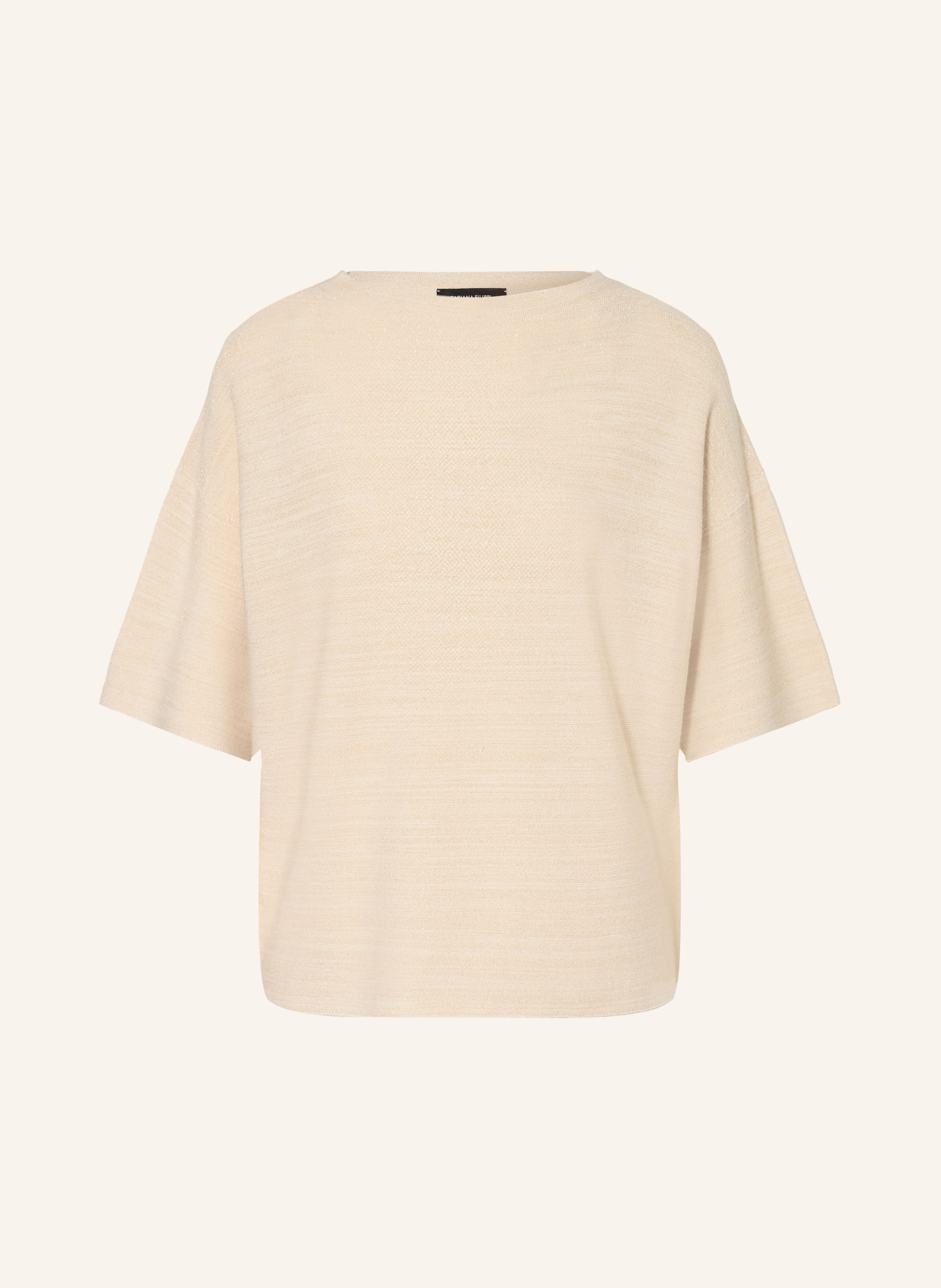 FABIANA FILIPPI Strickshirt mit Glitzergarn