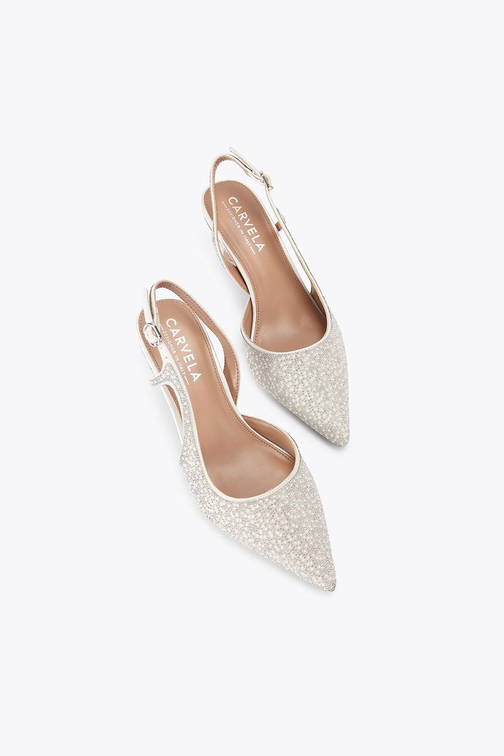 Carvela Alina Sling' Fabric Heels