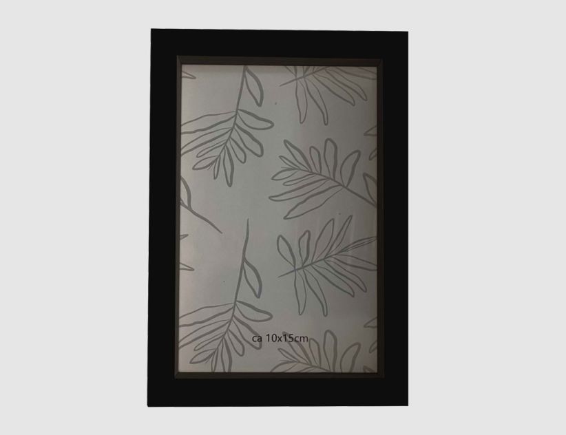 Bilderrahmen Schwarz 10 x 15 cm