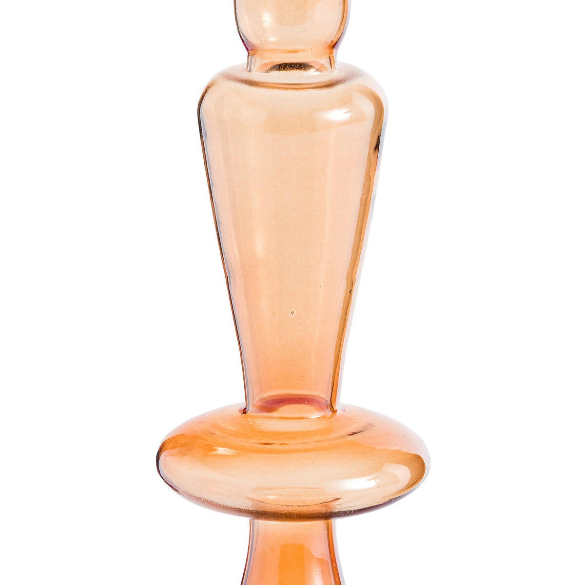 Bougeoir en verre H25 cm, Chilava