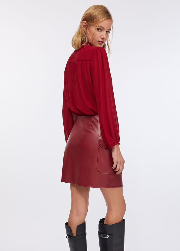 Abito corto con fiocco