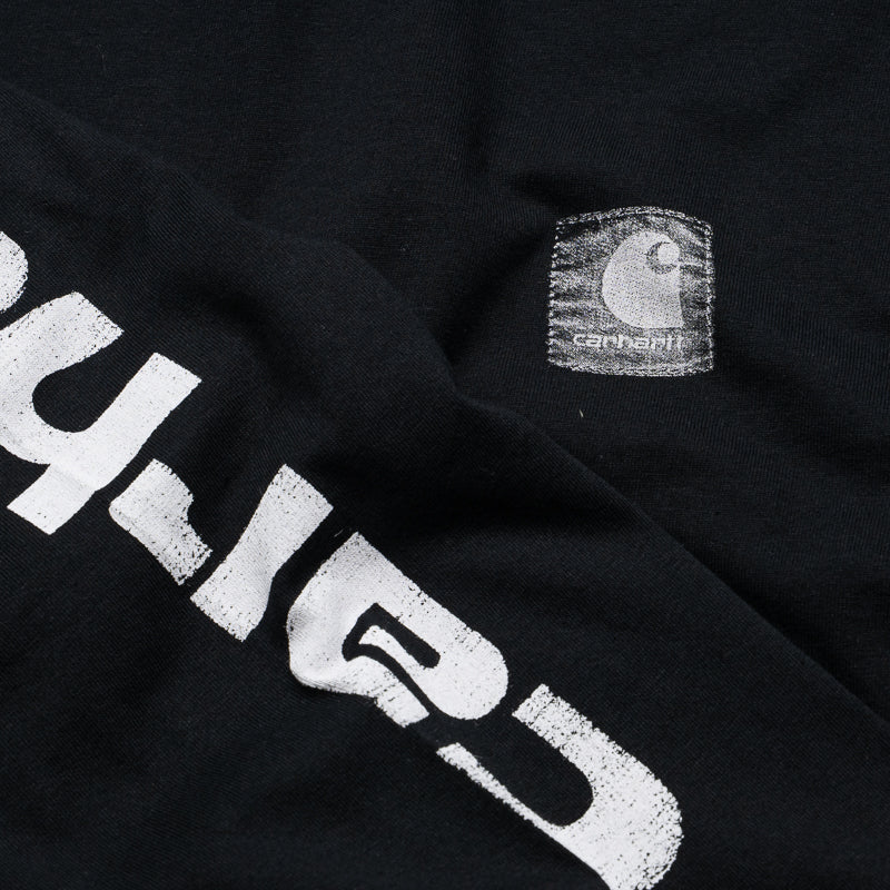 Carhartt WIP Archive Script L/S Tee - Black