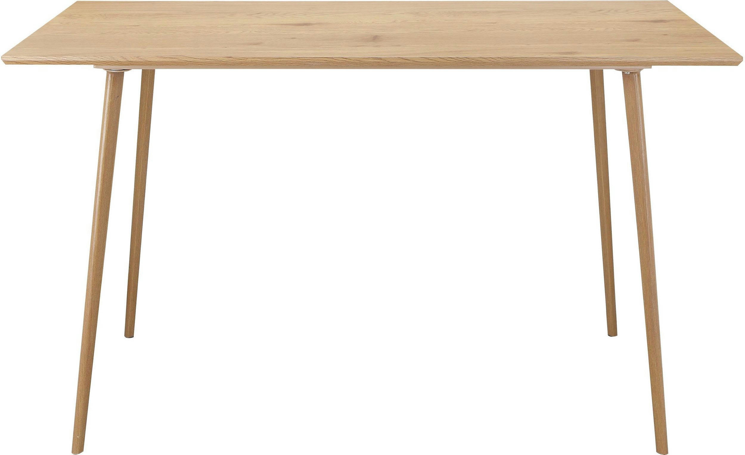 MATCHA2 - Table à manger 160x90 cm 6 personnes en MDF Nature Chêne