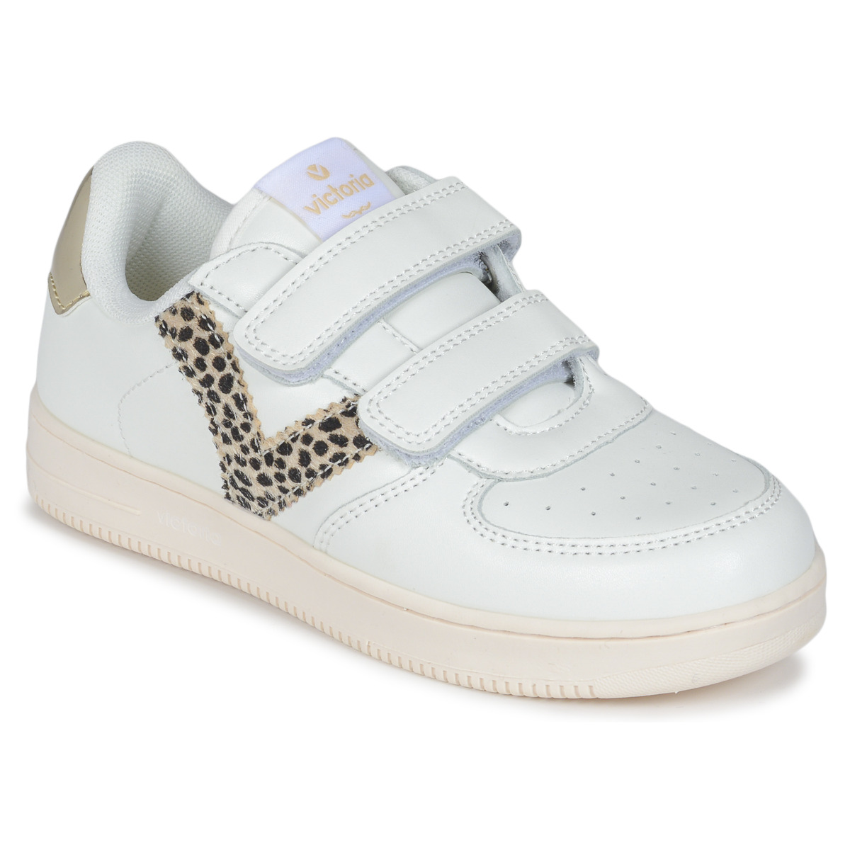 Victoria - TIEMPO - White / Leopard