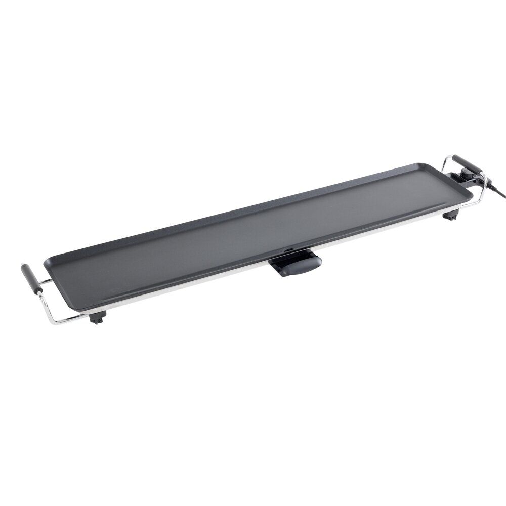 Plancha grill Teriyaki 2000W métal noir 12x117cm