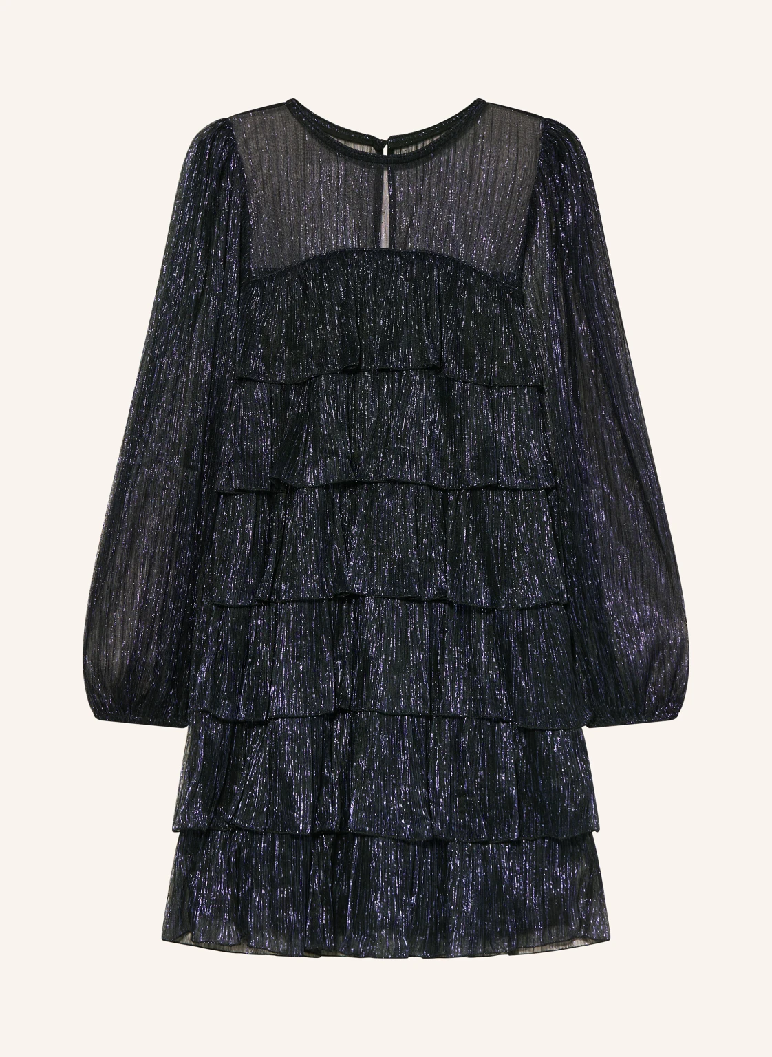 Phase Eight Cocktailkleid NIKA mit Glitzergarn und Volants