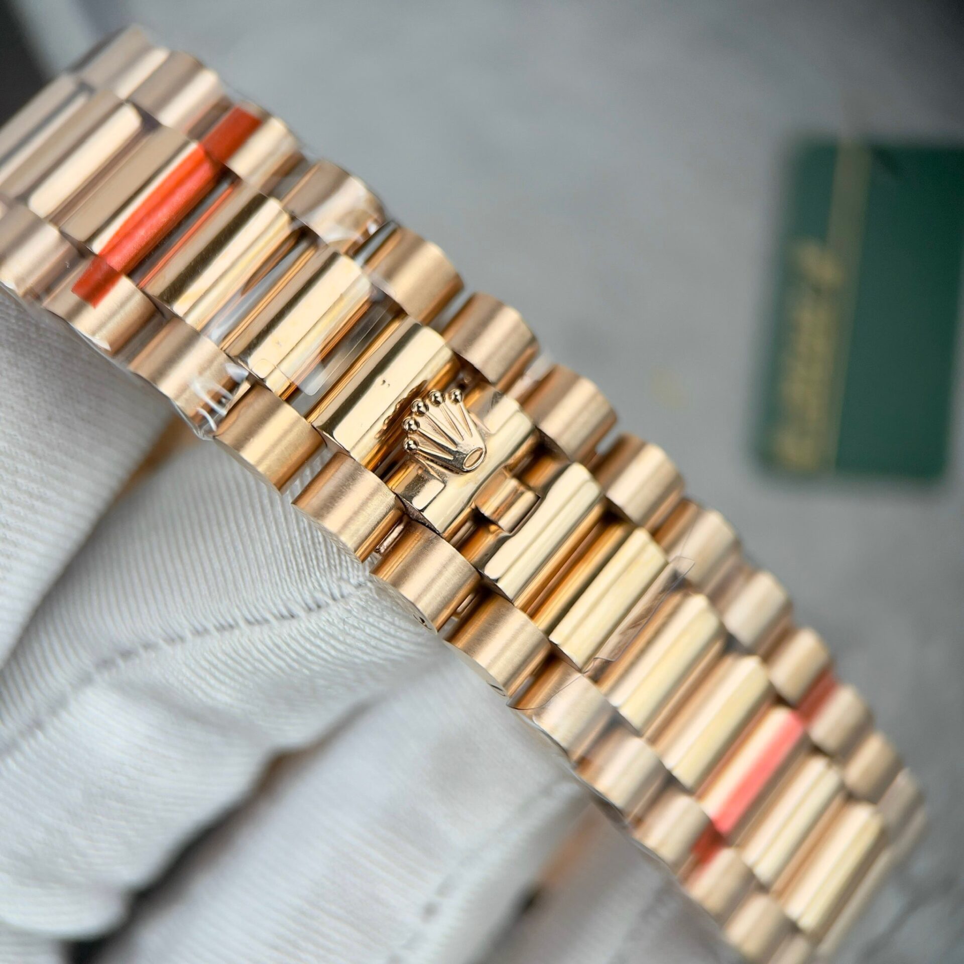 Rolex Day-Date 228239 YG Plated Pink Dial 40mm Super Clone