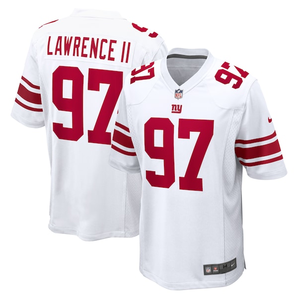 Dexter Lawrence II New York Giants Nike Game Player Jersey - White/Royal