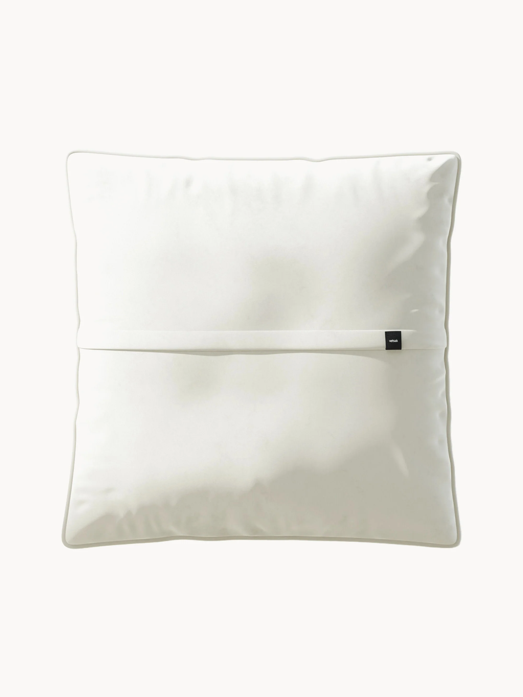 Großes Samt-Sofa-Kissen Vetsak, 60 x 60 cm