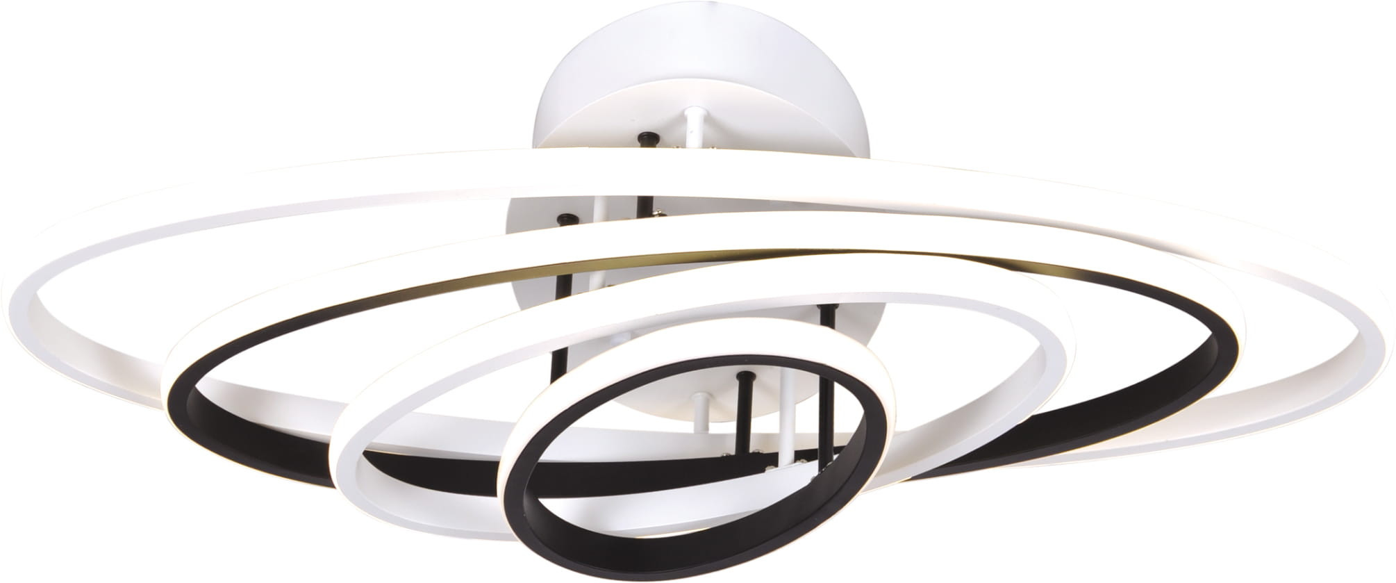 Lampa sufitowa CORINA biało-czarna LED 4x84W Neutralna biel 10093lm Kaja