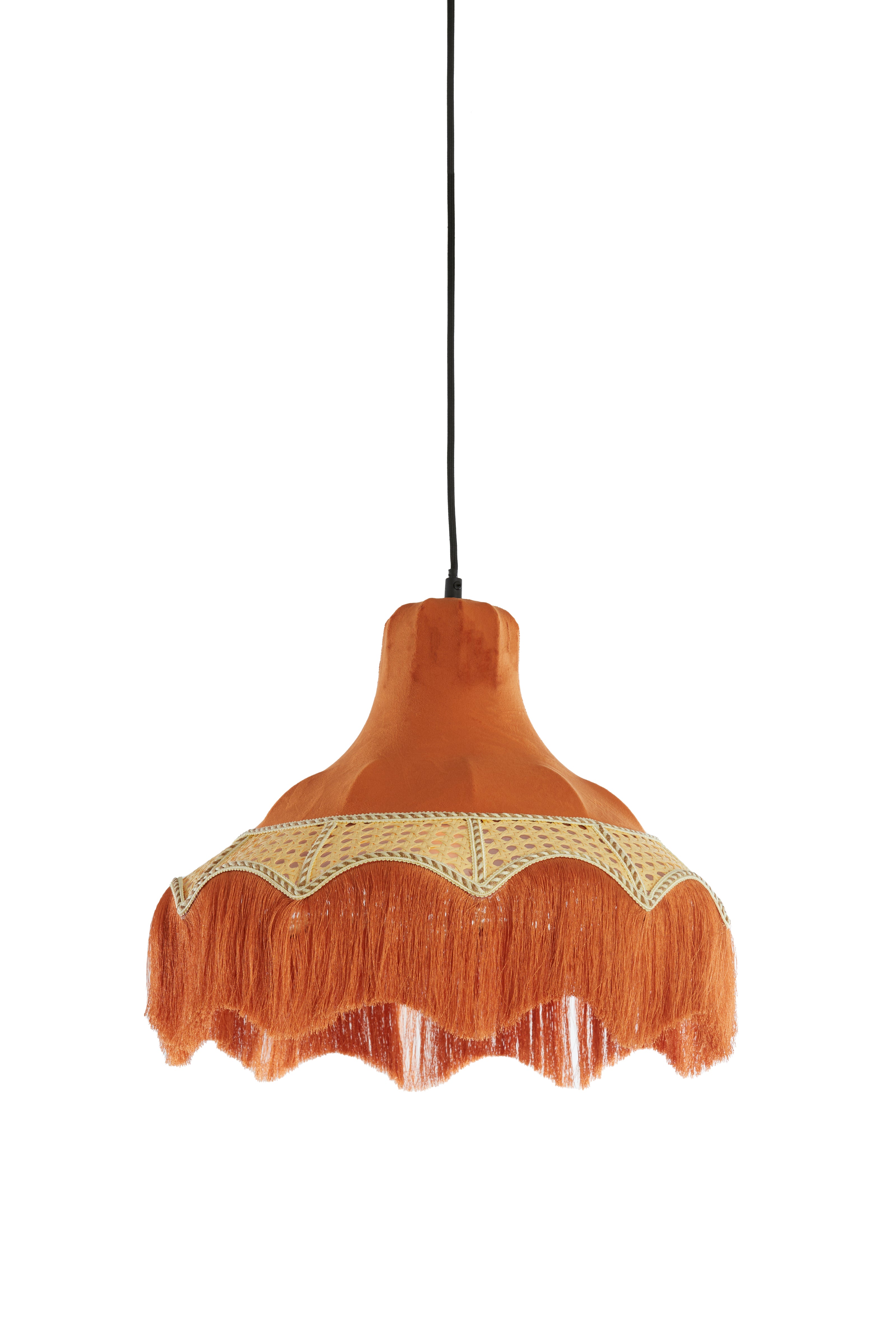 Light & Living hanglamp MIZIA - Ø40x35.5cm - oranje