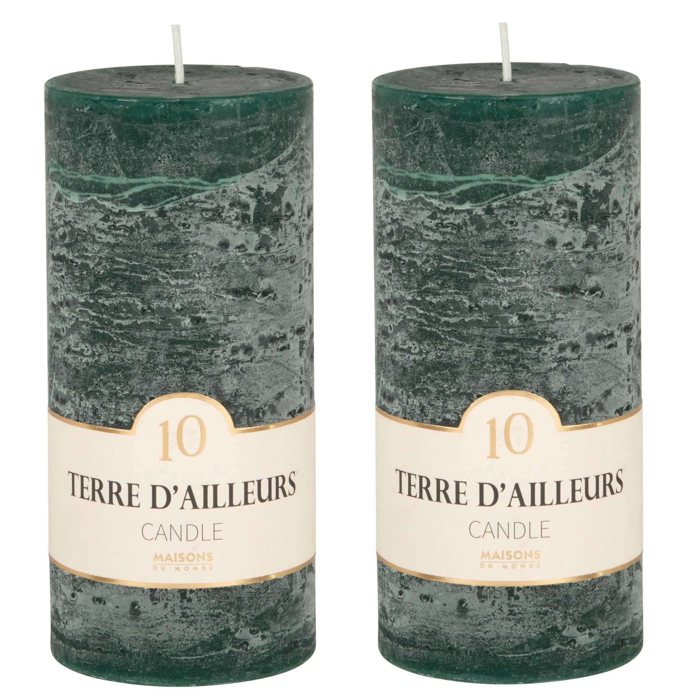 COLORAMA - Bougie parfumée bleu canard H15, 490g