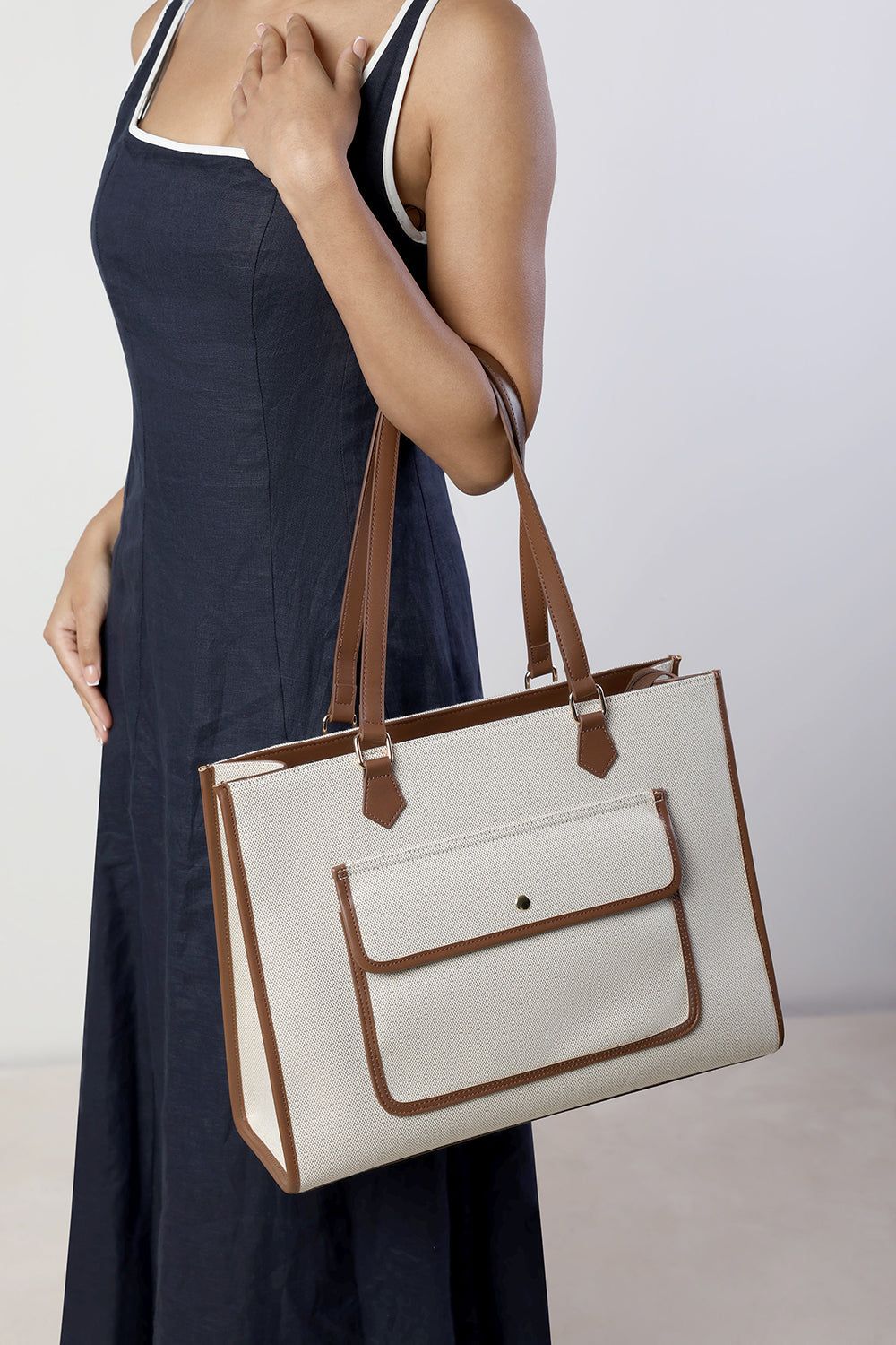 Where's That From Henley Canvas Shoulder Tote Bag
