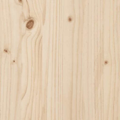 NNEVL Bed Frame with Headboard 150x200 cm Solid Wood Pine