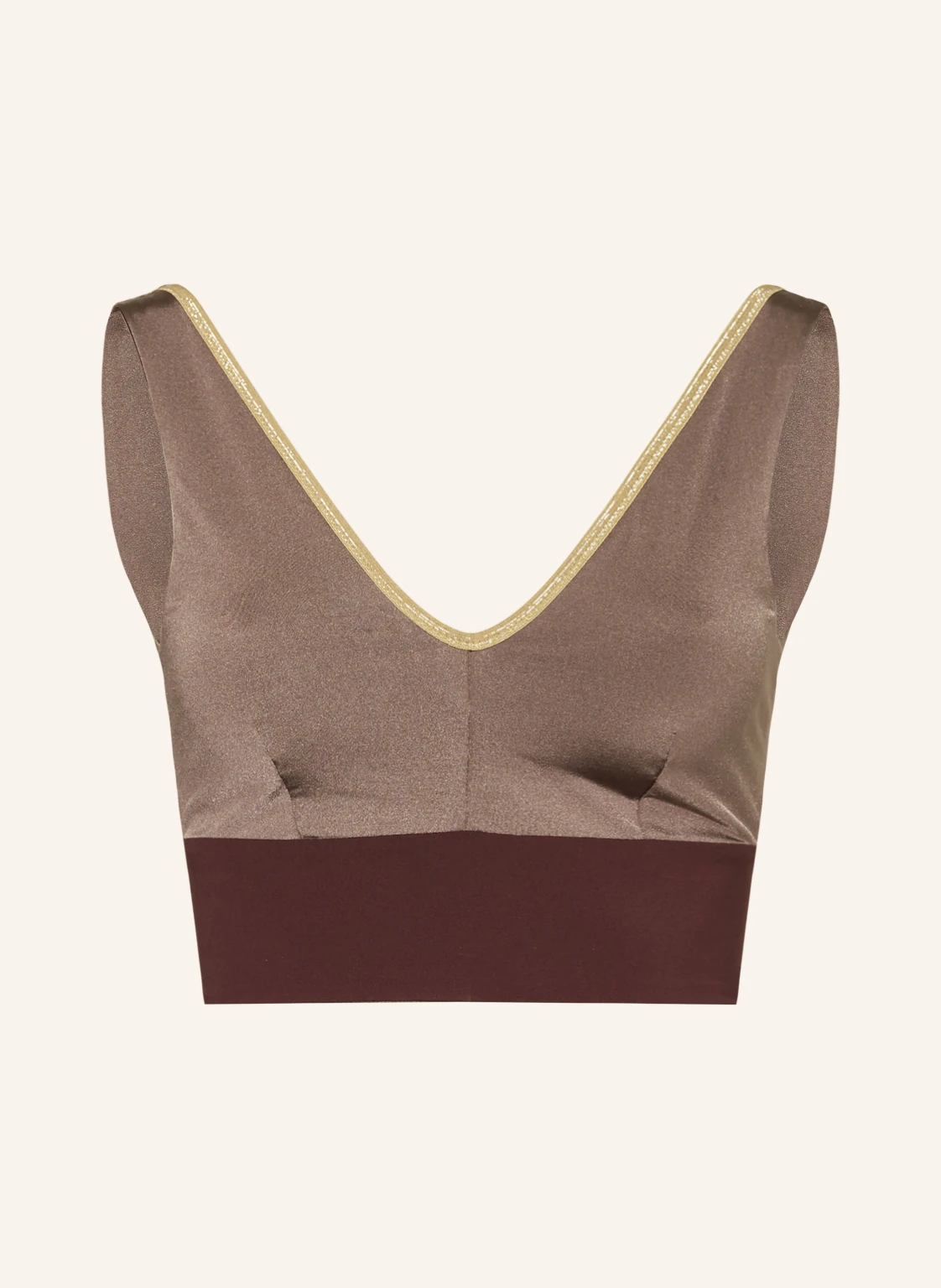 MYMARINI Bustier-Bikini-Top YOGA TOP SHINE zum Wenden