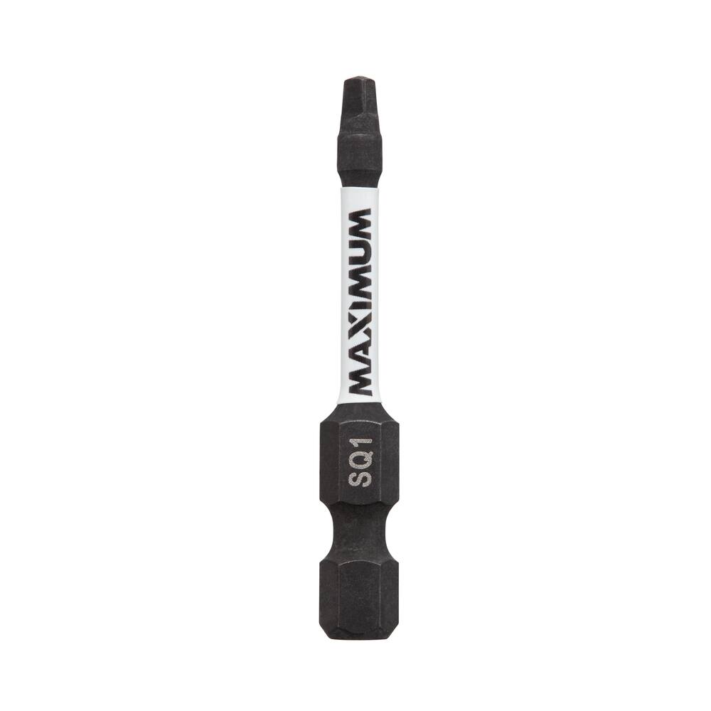 MAXIMUM SQ1 Square Screwdriver Bit, 3-1/2-in, 1-pk