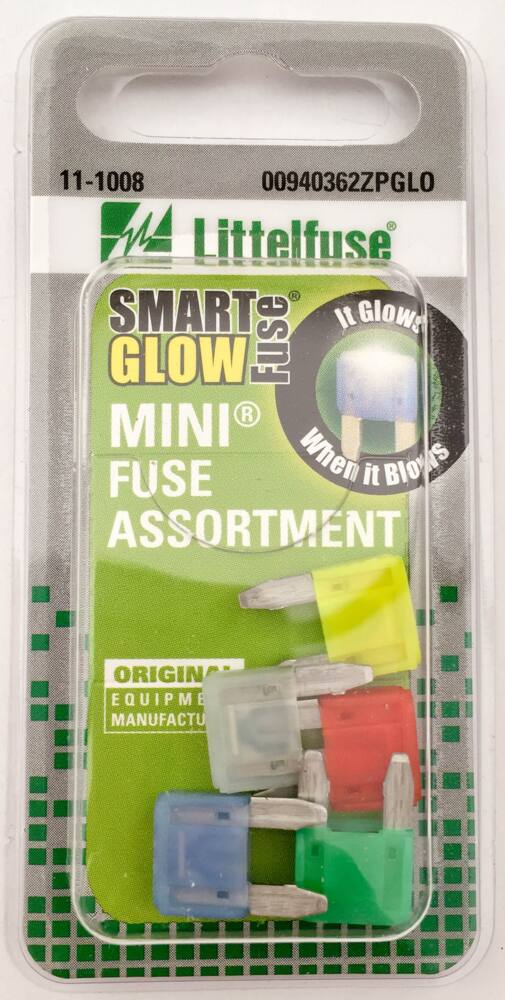 Littelfuse Mini Glow Fuse Assortment, 5-pk