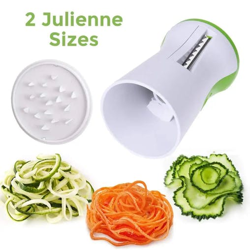 NNEOBA Heavy-Duty Spiralizer Vegetable Slicer &ndash; Zucchini Pasta & Noodle Maker