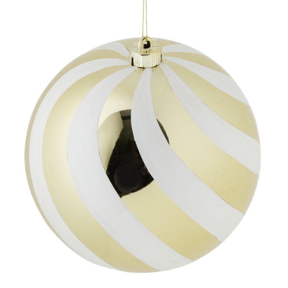 Boule de No&euml;l XL rouge ou doré Ø20cm
