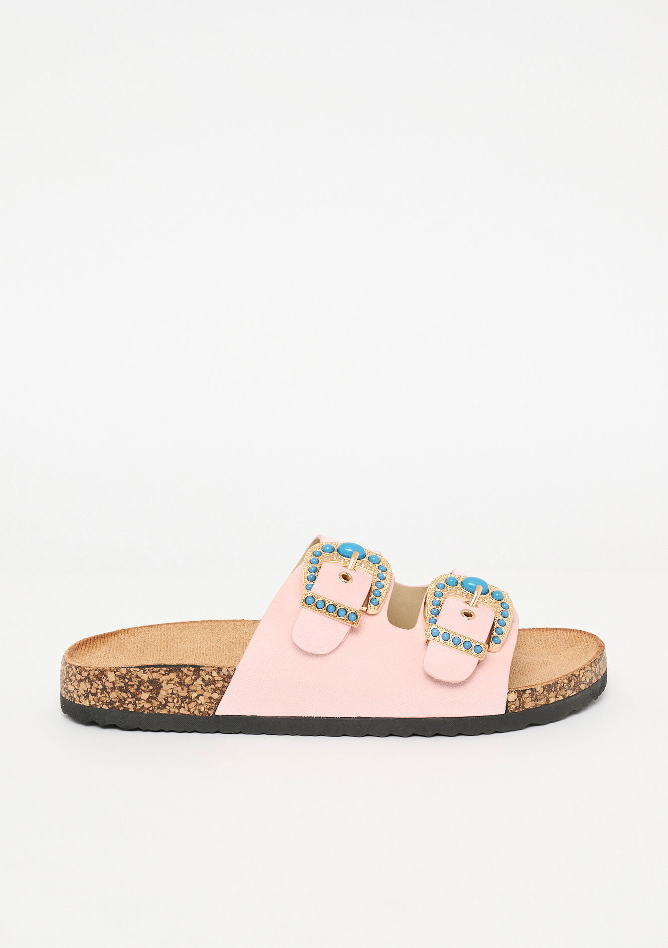 Sandalen met siergespen