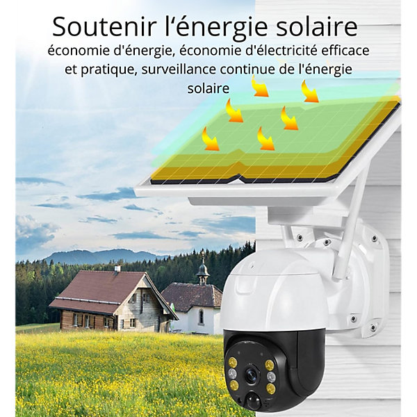 Caméra extérieure avec panneau solaire2MP Neko