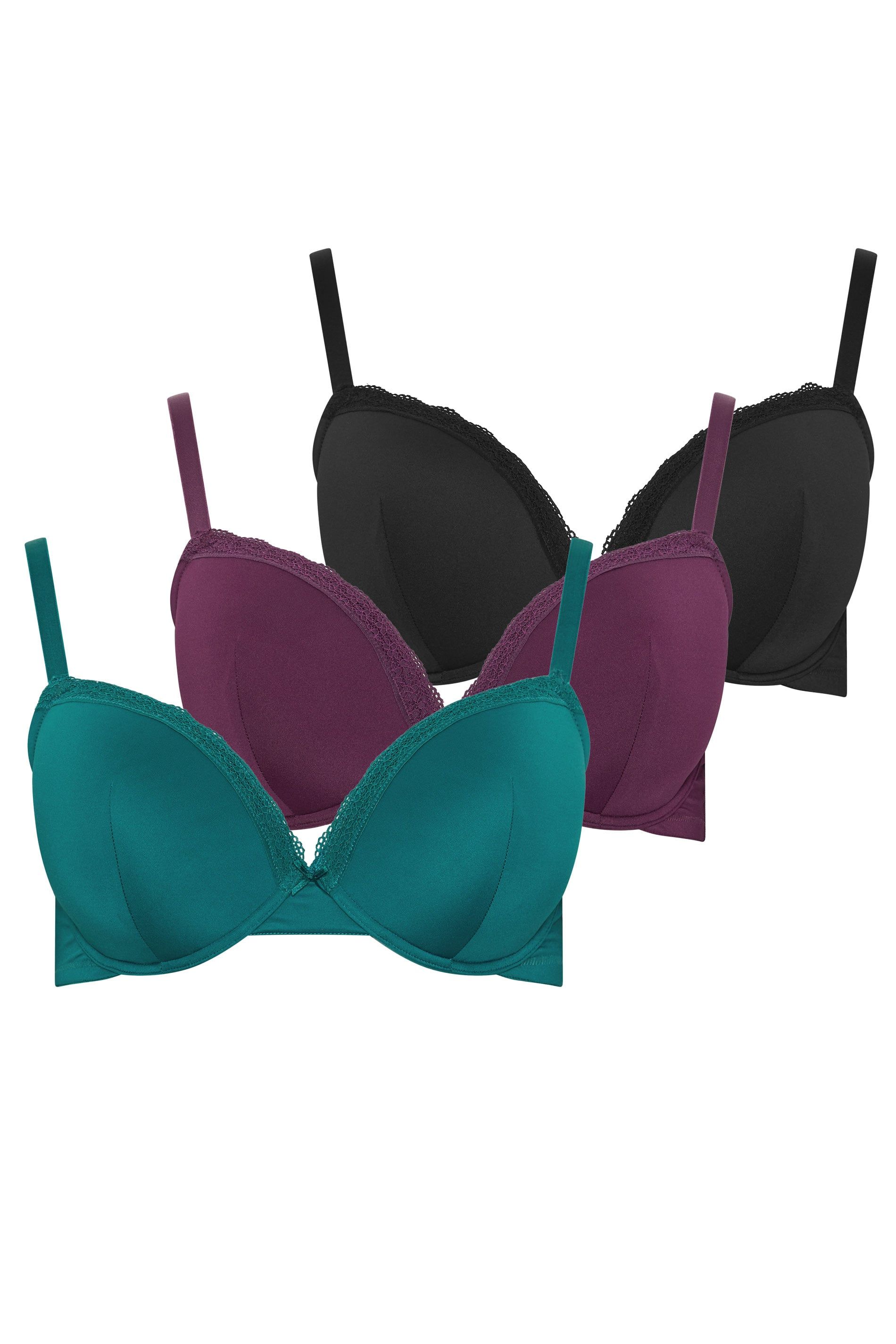 Yours 3 Pack Padded T-Shirt Bras