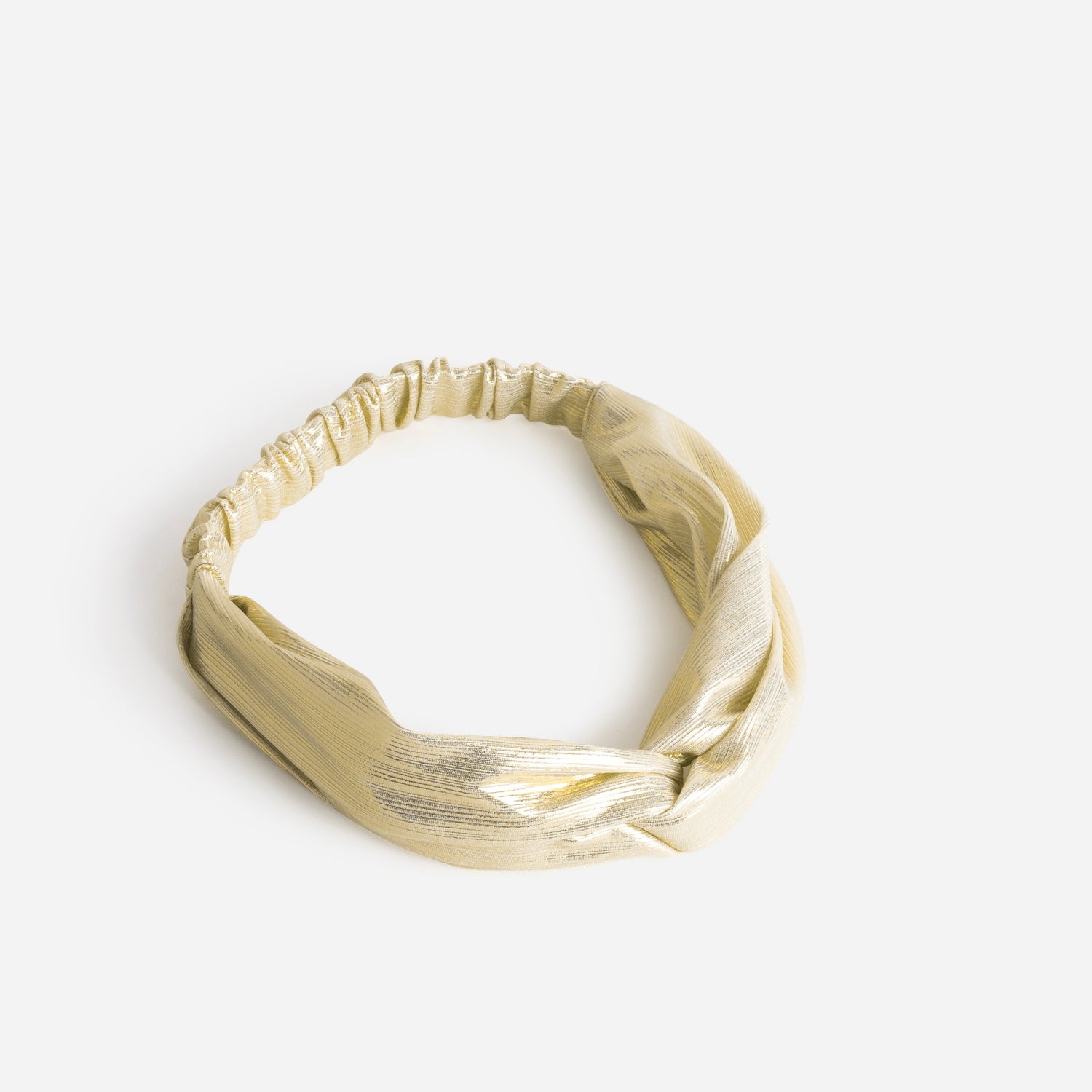 Bandeau doré élastiqué