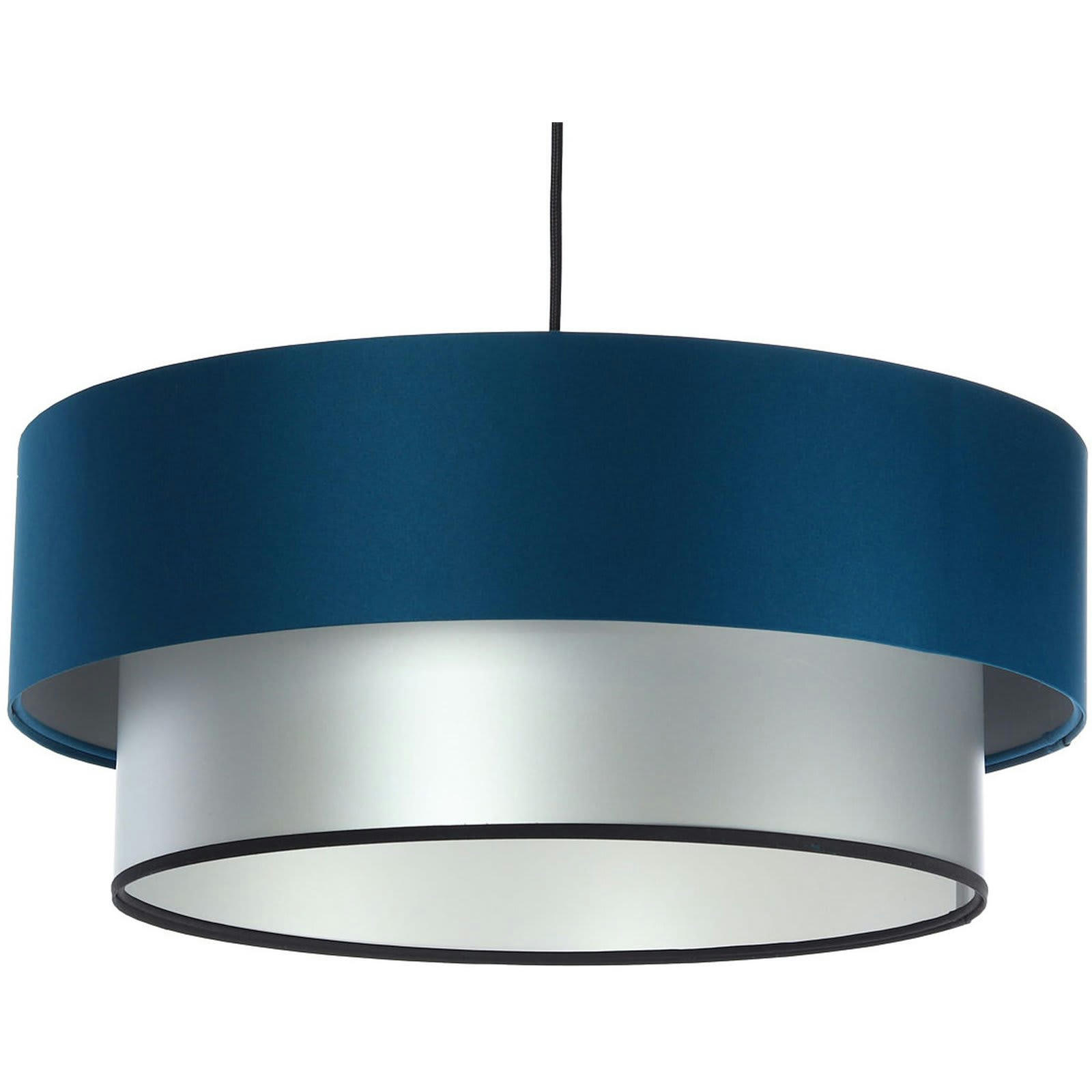 DUO ÉLÉGANT - Suspension Tissu Bleu