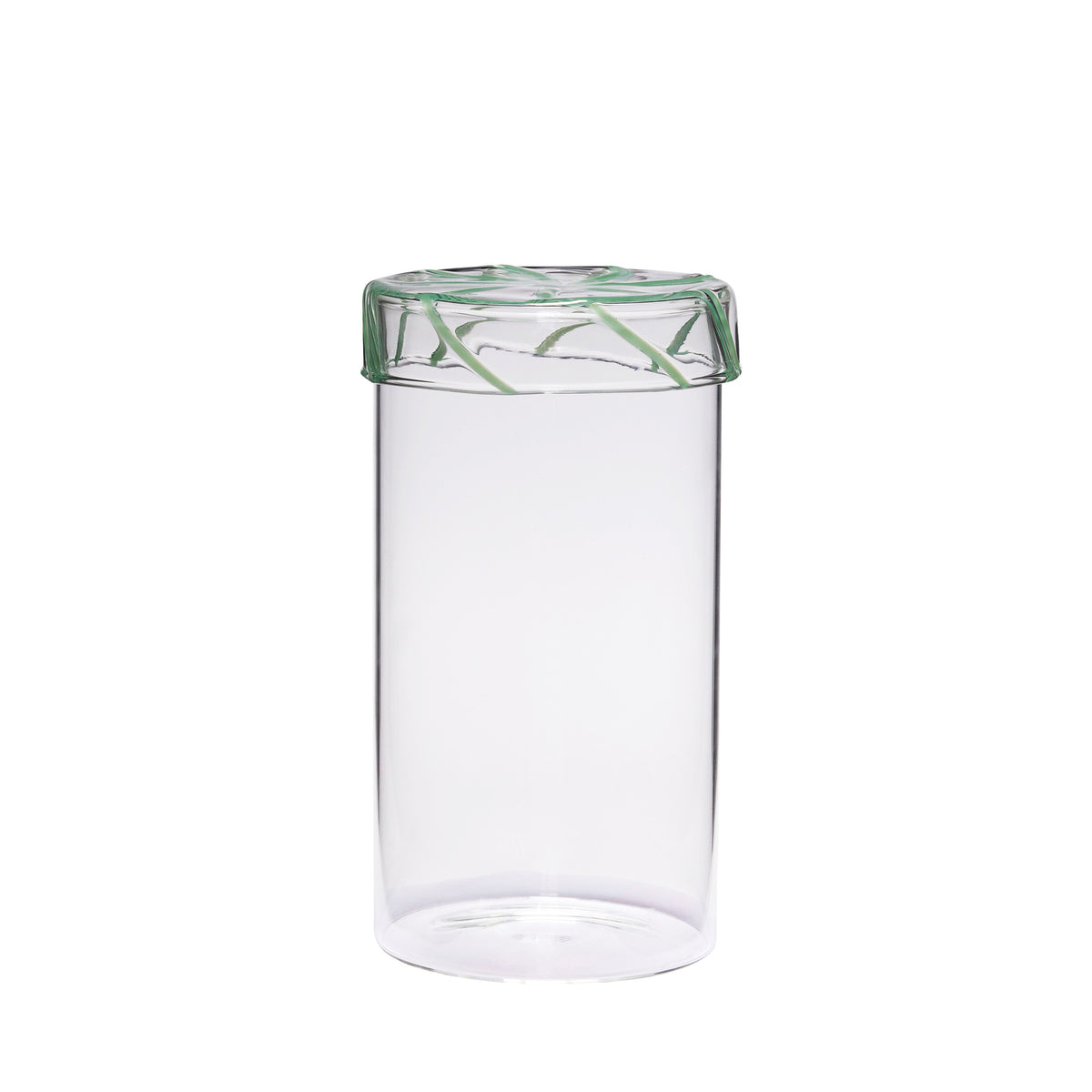 Hübsch voorraadpot Heir - glas - ø10xh20cm