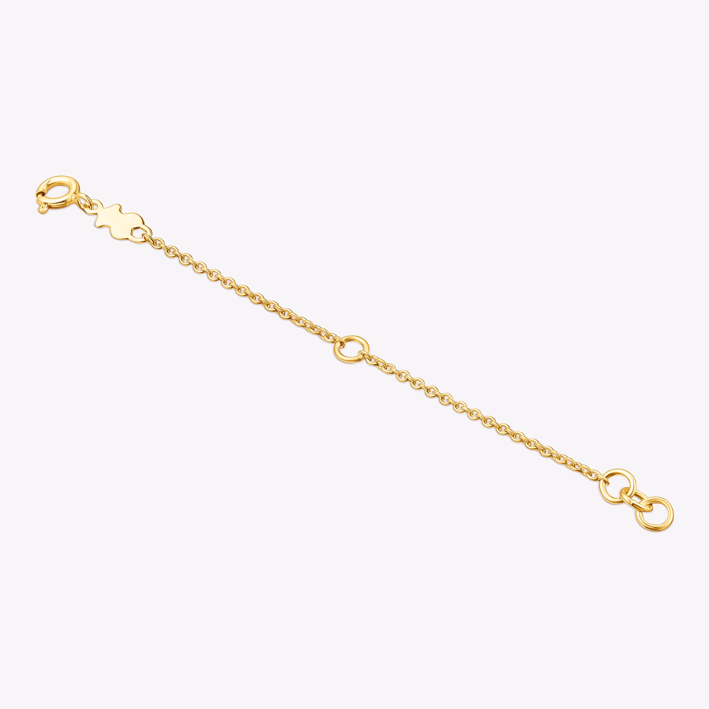 Alargador de collar con baño de oro 18 kt sobre plata TOUS Basics