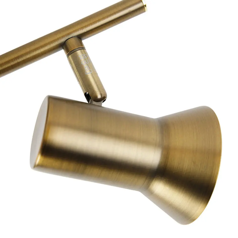 Qazqa verstelbare plafondspot karin bronskleurig gu10