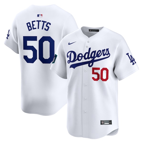Mookie Betts Los Angeles Dodgers Nike 2024 MLB World Tour Seoul Series Home Limited Player Jersey - White