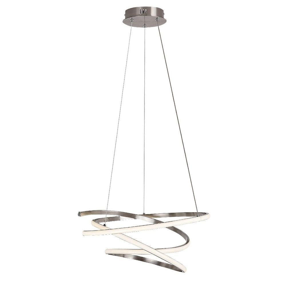 Lampa wisząca Esilda chrom satynowany-biała LED 1x42W 4000K 2200lm Rabalux