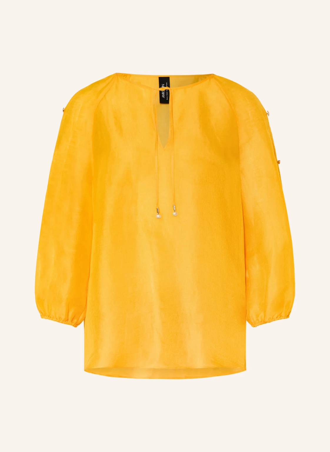 MARC CAIN Blusenshirt mit Leinen und Seide