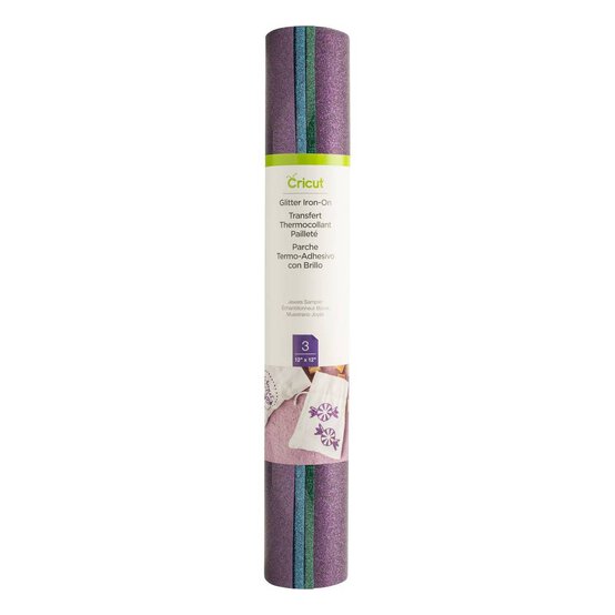 Cricut Jewel Glitter Iron-On 12 x 12 Inches 3 Pack