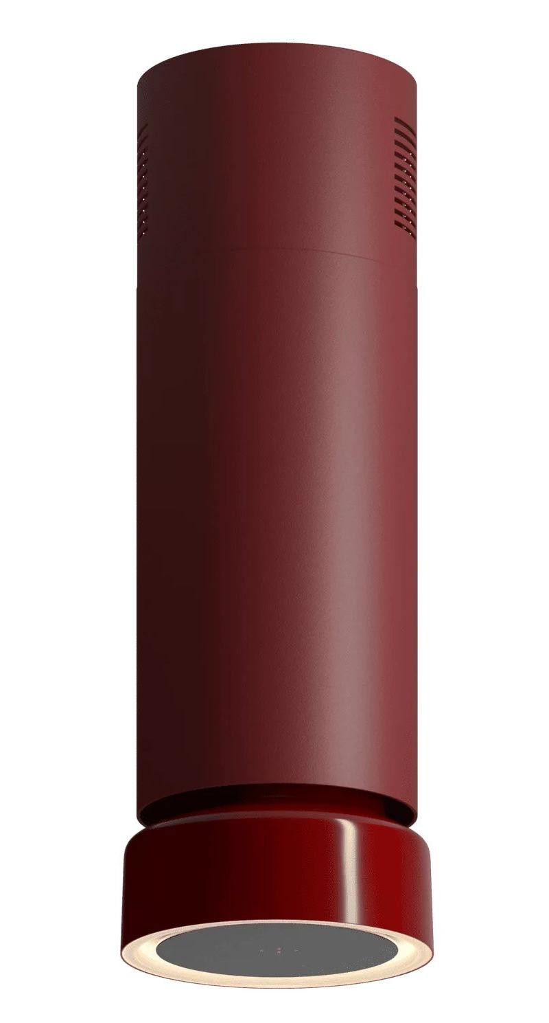 Okap wyspowy Ciarko Fluo W Burgundy Satin/Baby Blue Gloss