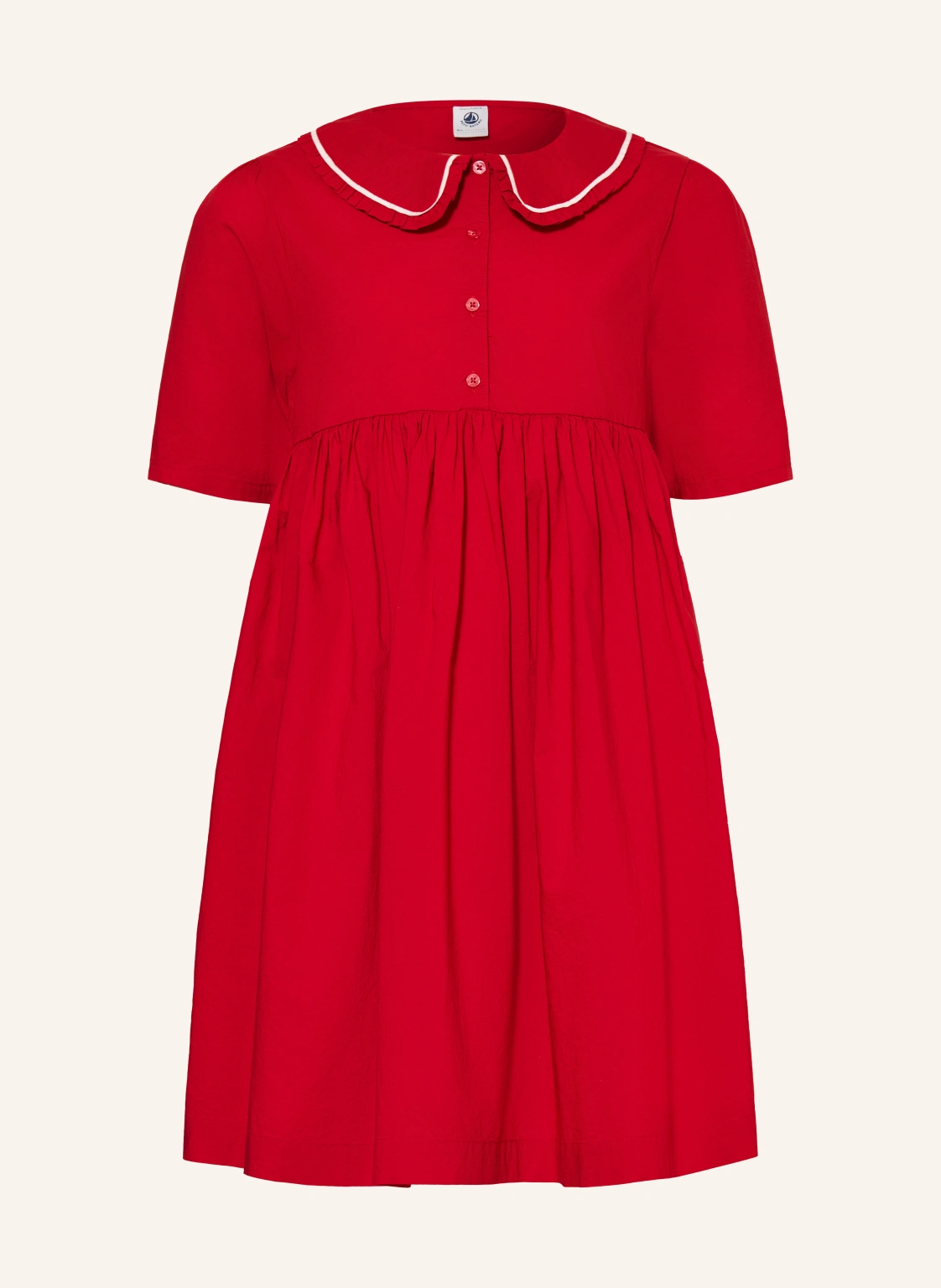 PETIT BATEAU Kleid mit Rüschen