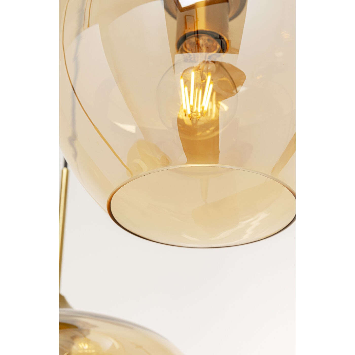 Kare Design Sphere Hanglamp - amber - Ø45cm