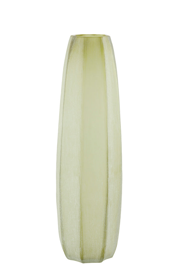 Light & Living vaas BRADLEY - Ø17x60cm - groen