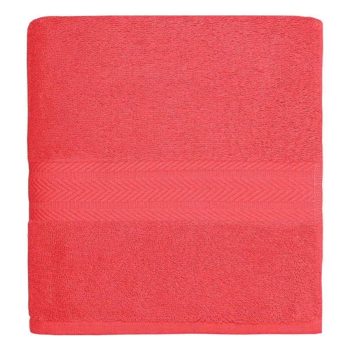 LUXURY - Serviette de toilette 550 gr/m²  framboise 50x100 cm